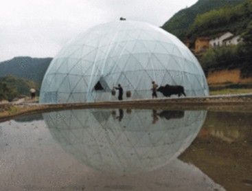 Bird's nest greenhouse