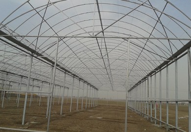 Ventilation management of greenhouse shed in spring